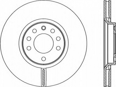 OPEN PARTS bda230120 -  Тормозной диск